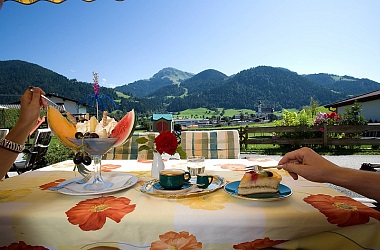 enjoy the marvellous view from our terrace