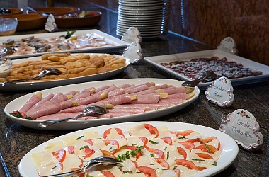 Delicacies from our buffet