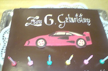 Geburtstagsauto