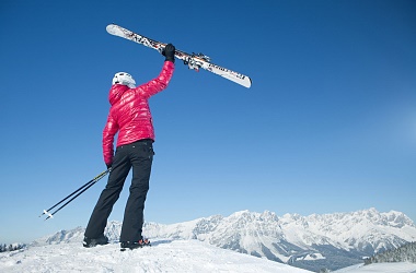 Skiing Fun at the SkiWelt